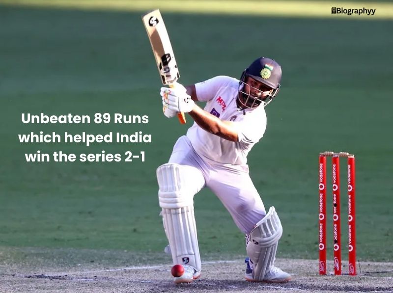 Unbeaten 89 Runs