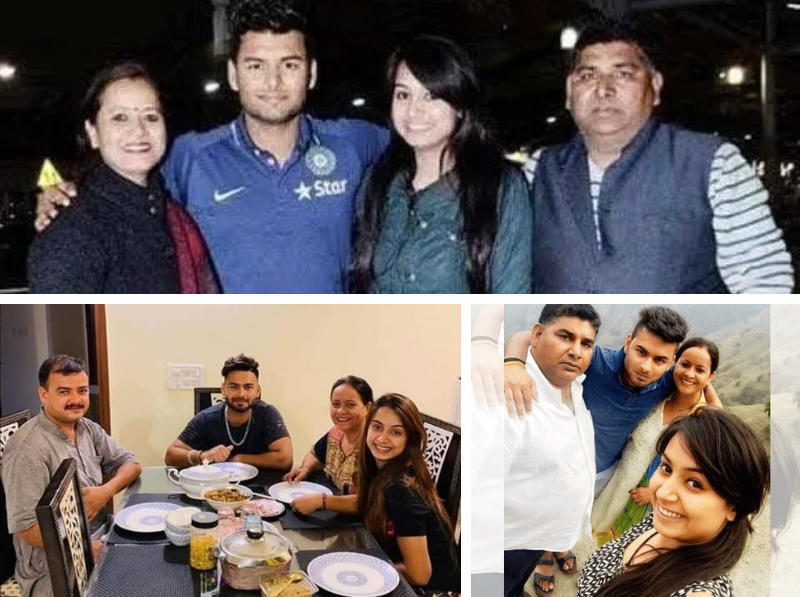 Rishabh Pant Family
