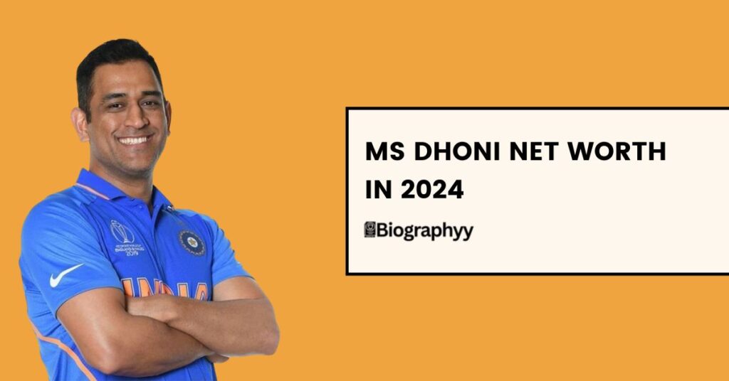 MS Dhoni net worth